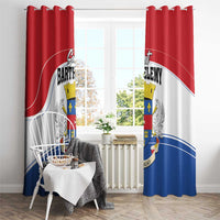 Saint Barthelemy Window Curtain Ouanalao Coat of Arms