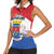 Personalised Saint Barthelemy Women Sleeveless Polo Shirt Ouanalao Coat of Arms
