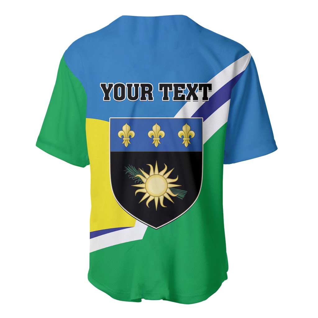 Personalised Guadeloupe Baseball Jersey Gwadloup Simple Style
