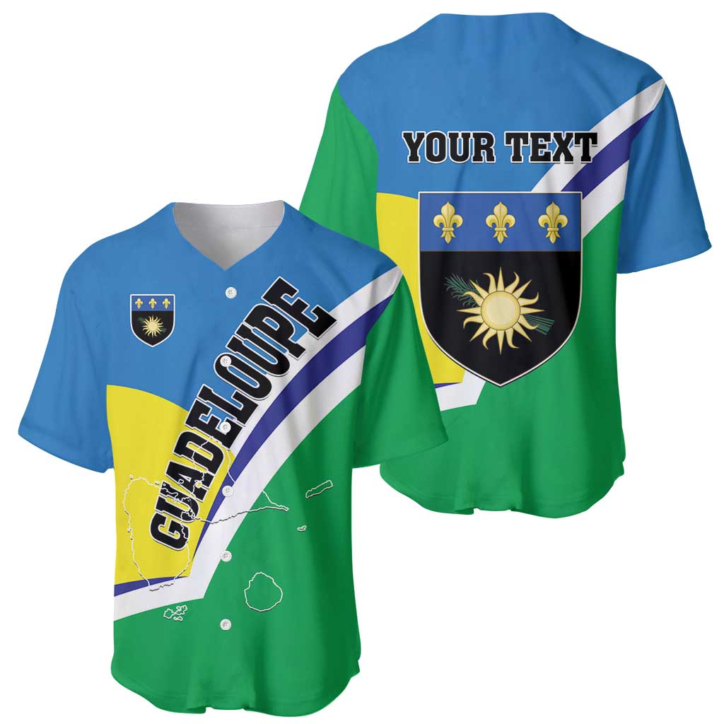 Personalised Guadeloupe Baseball Jersey Gwadloup Simple Style