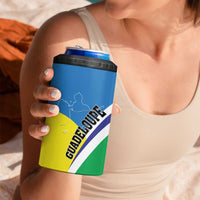 Personalised Guadeloupe 4 in 1 Can Cooler Tumbler Gwadloup Simple Style