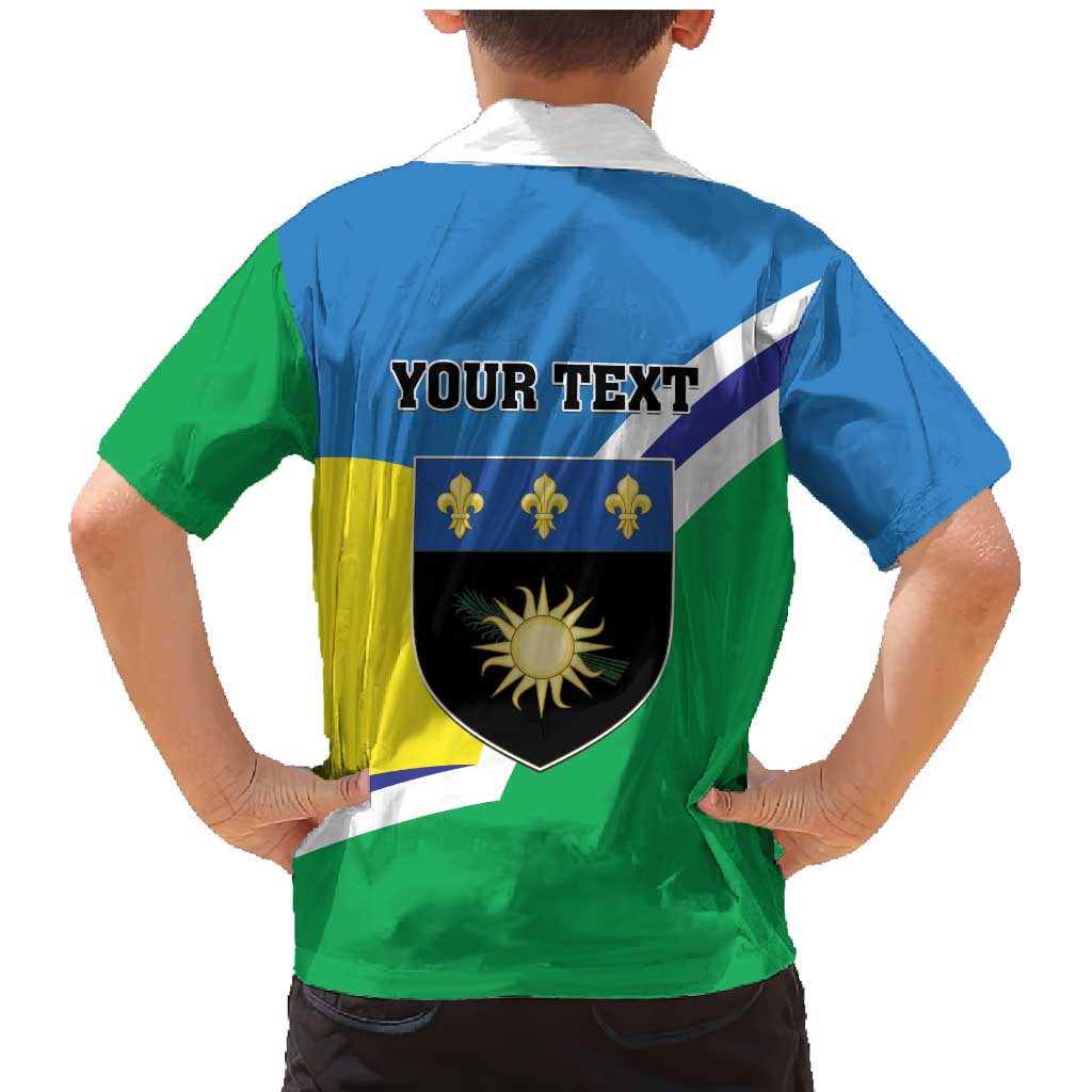 Personalised Guadeloupe Family Matching Mermaid Dress and Hawaiian Shirt Gwadloup Simple Style