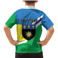 Personalised Guadeloupe Family Matching Mermaid Dress and Hawaiian Shirt Gwadloup Simple Style