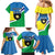 Personalised Guadeloupe Family Matching Mermaid Dress and Hawaiian Shirt Gwadloup Simple Style