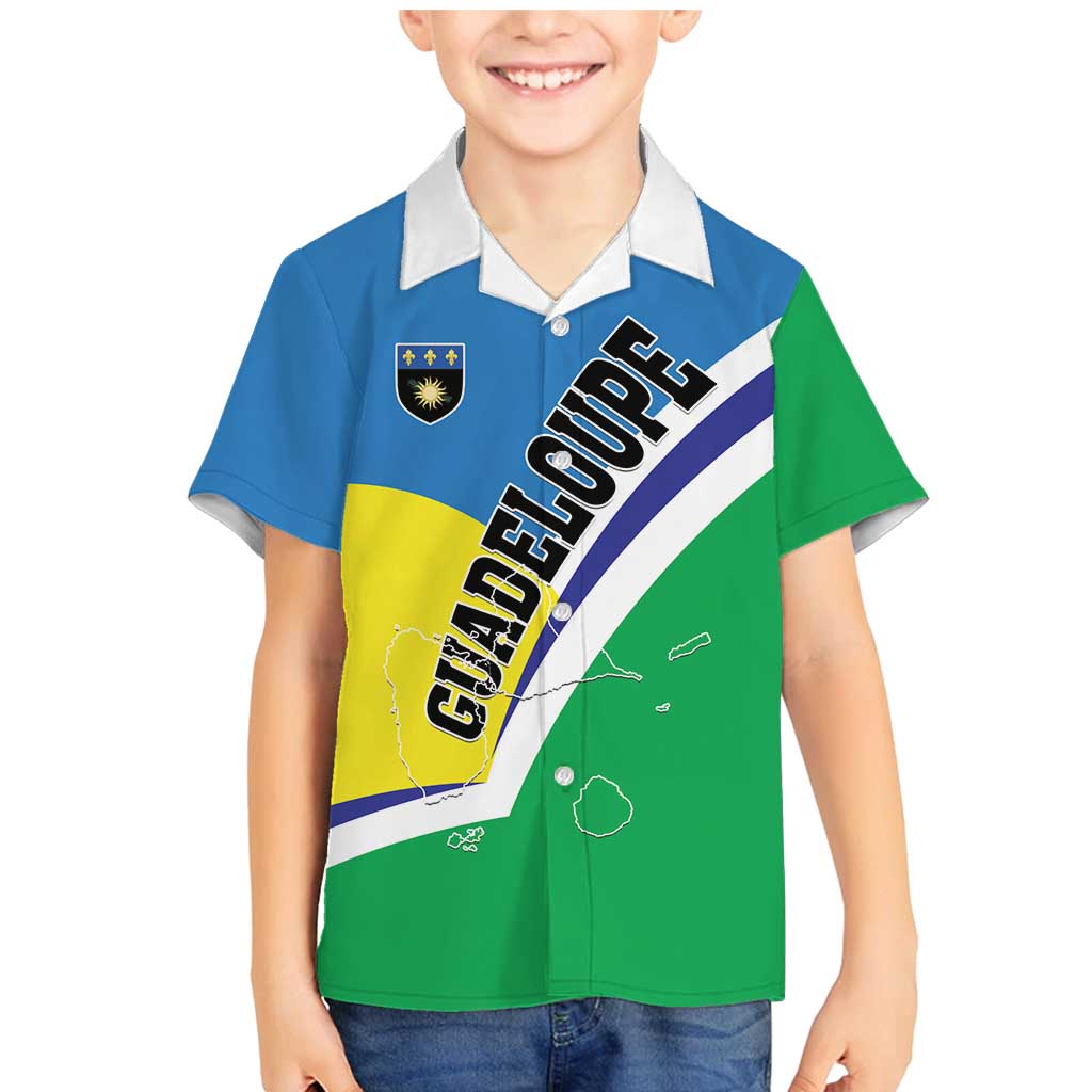 Personalised Guadeloupe Family Matching Mermaid Dress and Hawaiian Shirt Gwadloup Simple Style