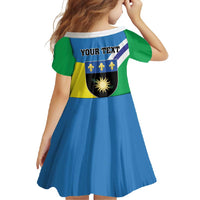 Personalised Guadeloupe Family Matching Off Shoulder Maxi Dress and Hawaiian Shirt Gwadloup Simple Style