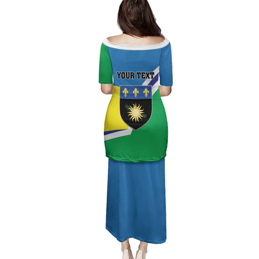 Personalised Guadeloupe Family Matching Puletasi and Hawaiian Shirt Gwadloup Simple Style