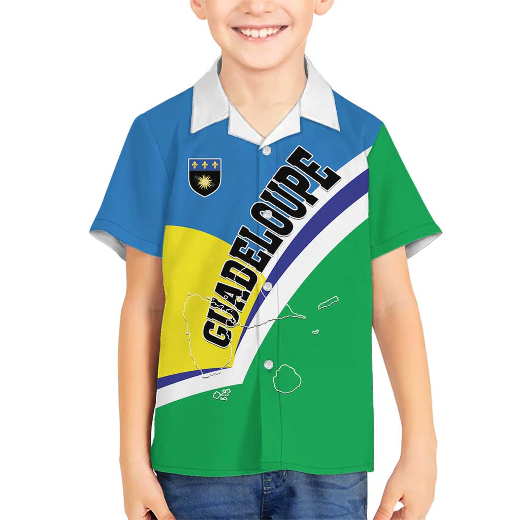 Personalised Guadeloupe Family Matching Puletasi and Hawaiian Shirt Gwadloup Simple Style
