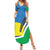 Personalised Guadeloupe Family Matching Summer Maxi Dress and Hawaiian Shirt Gwadloup Simple Style