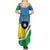 Personalised Guadeloupe Family Matching Summer Maxi Dress and Hawaiian Shirt Gwadloup Simple Style