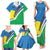 Personalised Guadeloupe Family Matching Tank Maxi Dress and Hawaiian Shirt Gwadloup Simple Style