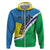 Personalised Guadeloupe Hoodie Gwadloup Simple Style