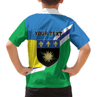 Personalised Guadeloupe Kid Hawaiian Shirt Gwadloup Simple Style