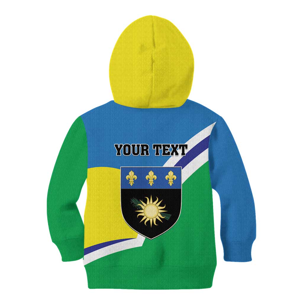 Personalised Guadeloupe Kid Hoodie Gwadloup Simple Style