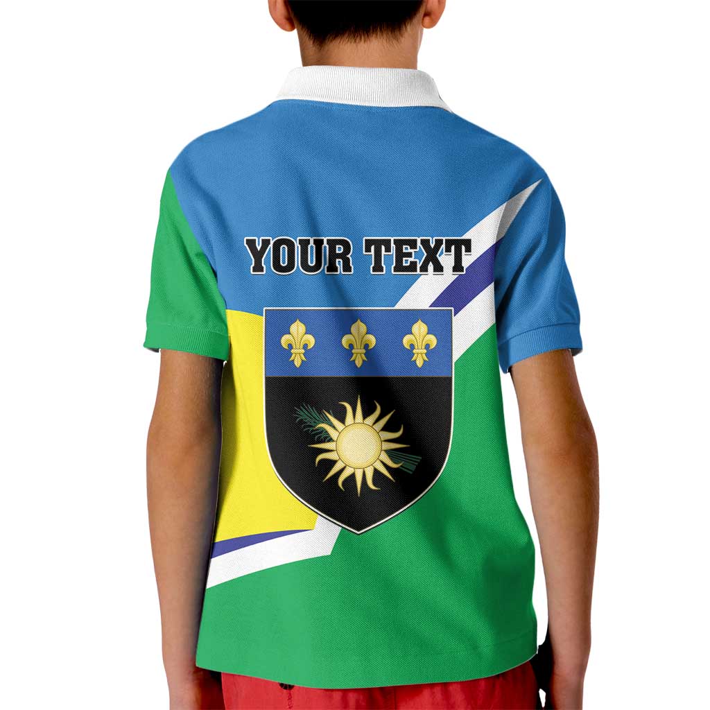 Personalised Guadeloupe Kid Polo Shirt Gwadloup Simple Style