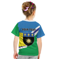 Personalised Guadeloupe Kid T Shirt Gwadloup Simple Style