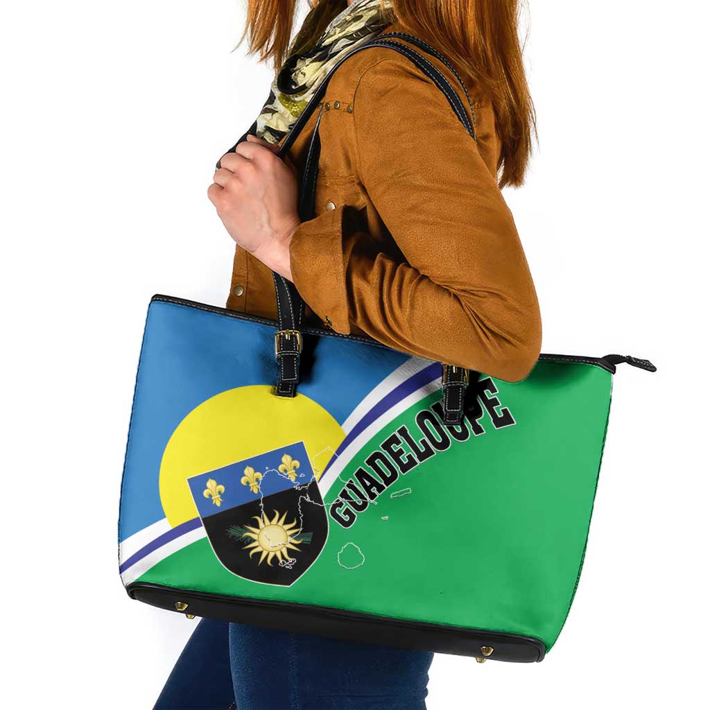 Guadeloupe Leather Tote Bag Gwadloup Simple Style