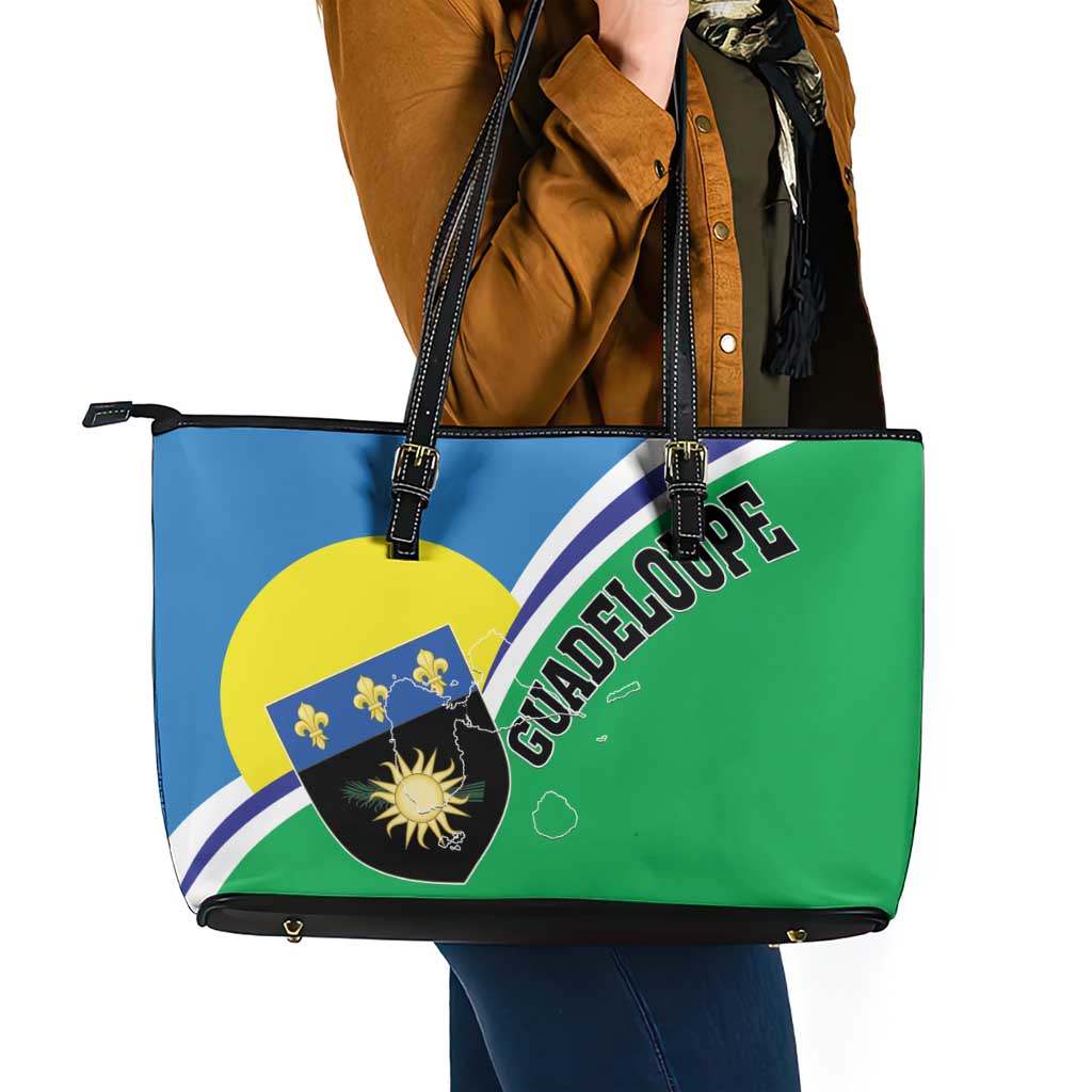 Guadeloupe Leather Tote Bag Gwadloup Simple Style