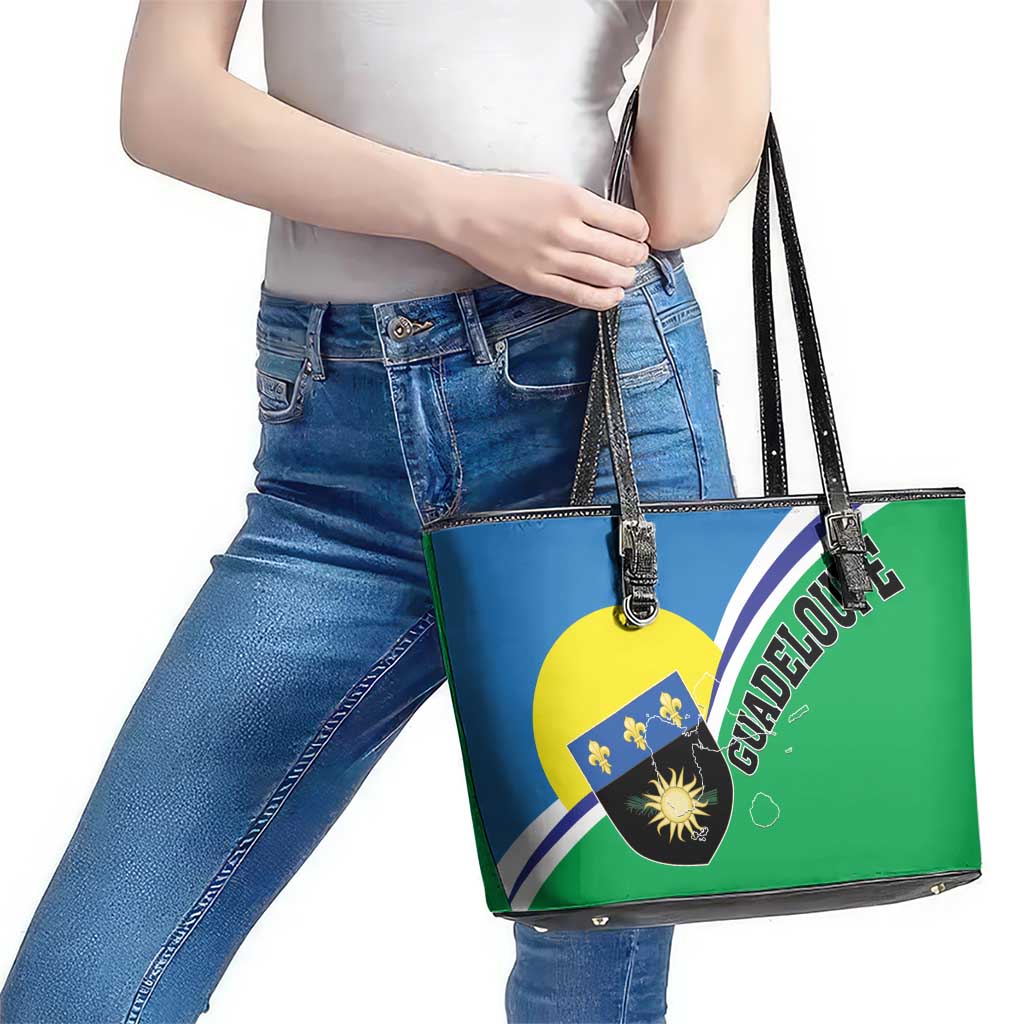 Guadeloupe Leather Tote Bag Gwadloup Simple Style