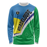 Personalised Guadeloupe Long Sleeve Shirt Gwadloup Simple Style