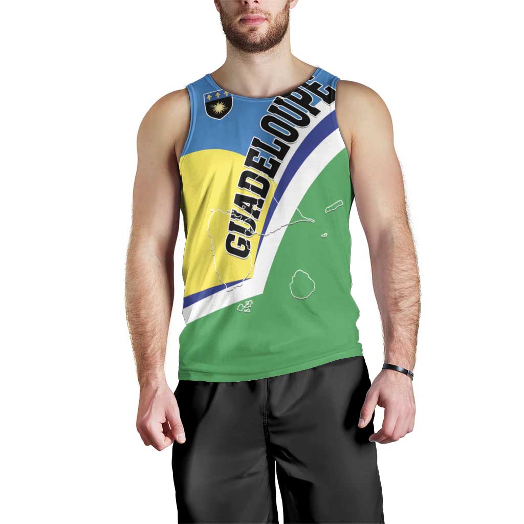 Personalised Guadeloupe Men Tank Top Gwadloup Simple Style
