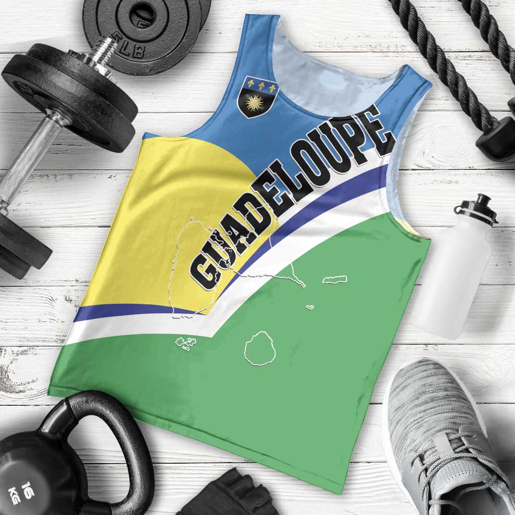 Personalised Guadeloupe Men Tank Top Gwadloup Simple Style