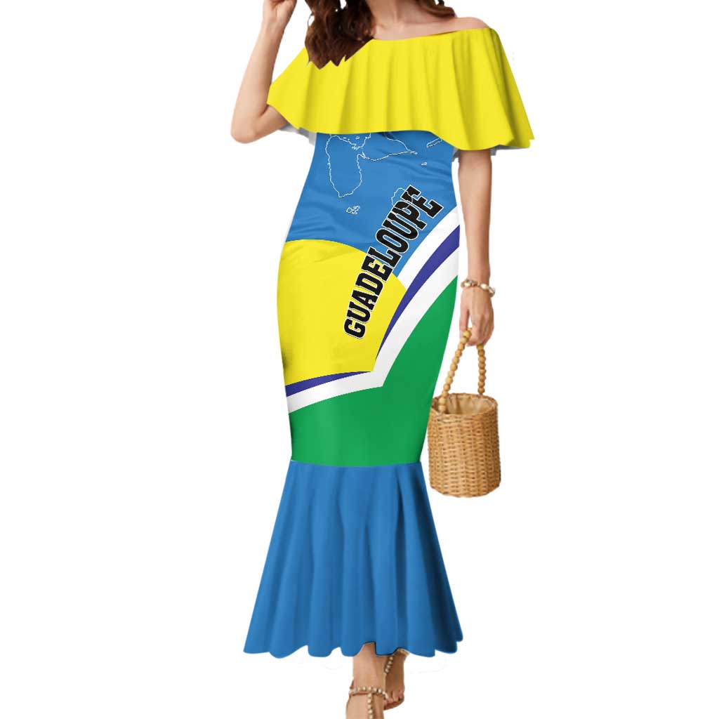 Personalised Guadeloupe Mermaid Dress Gwadloup Simple Style