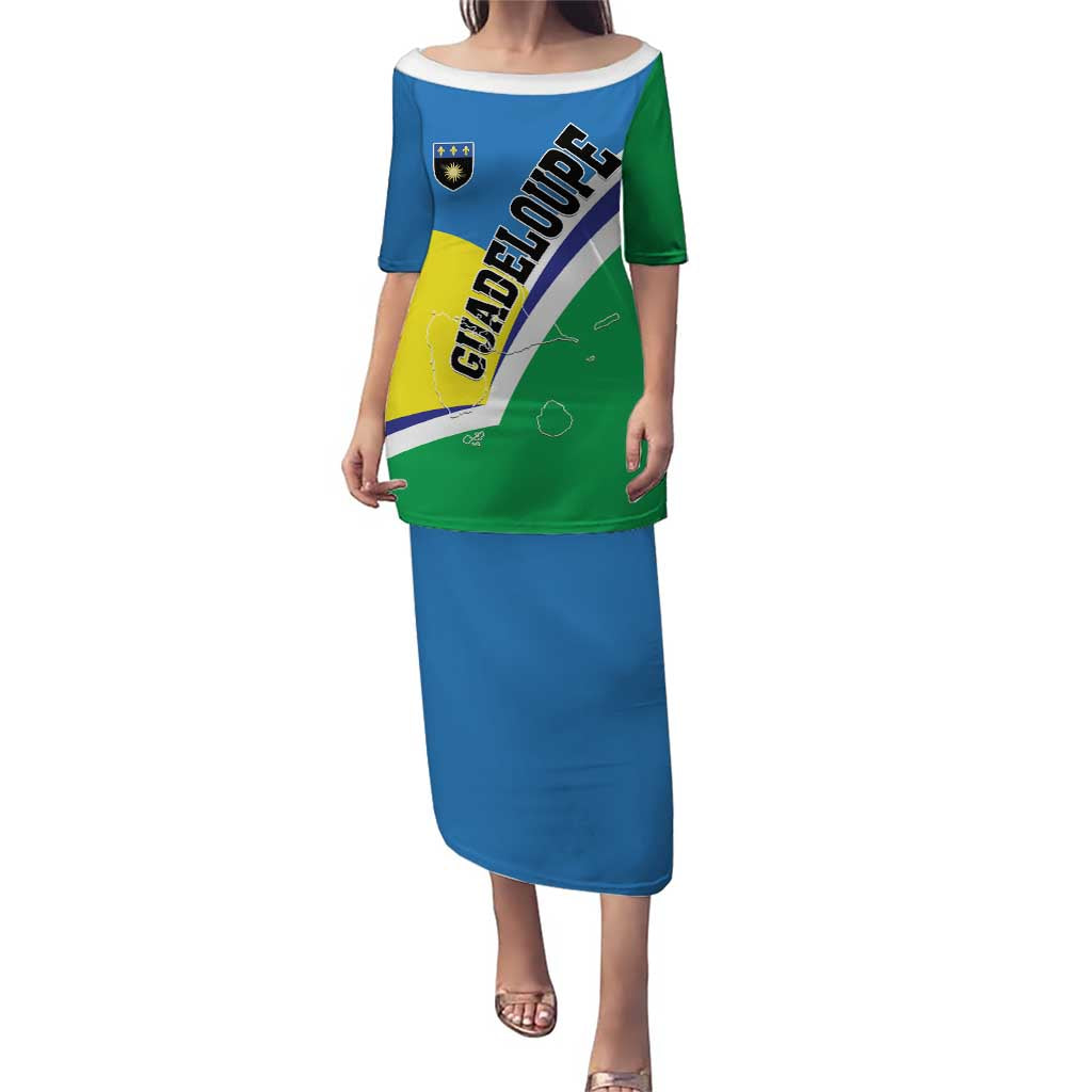 Personalised Guadeloupe Puletasi Gwadloup Simple Style