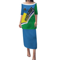 Personalised Guadeloupe Puletasi Gwadloup Simple Style