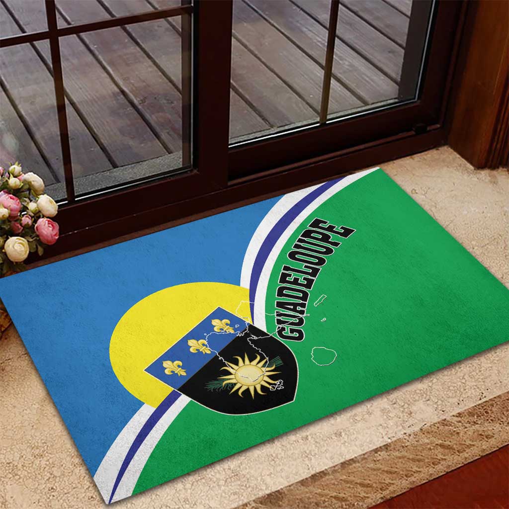 Guadeloupe Rubber Doormat Gwadloup Simple Style