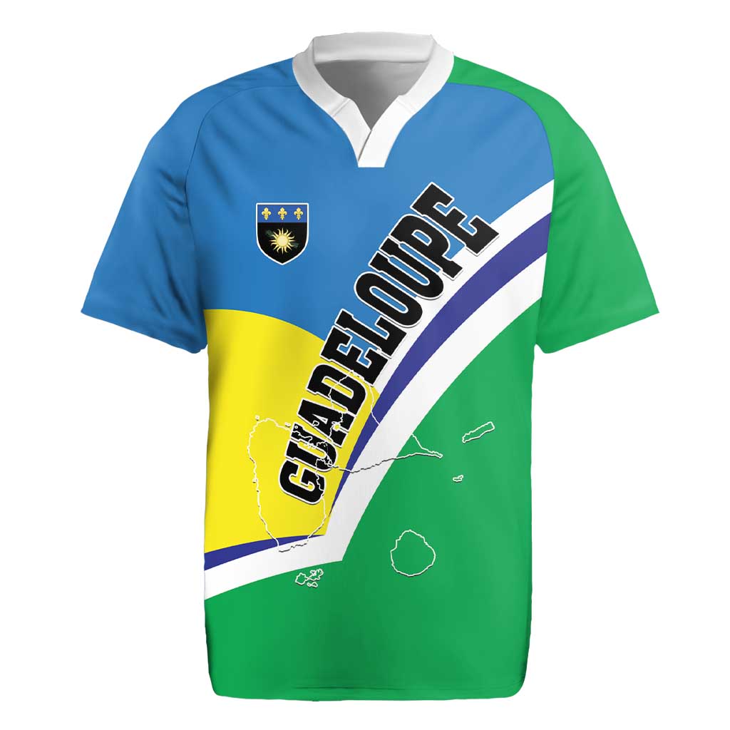 Personalised Guadeloupe Rugby Jersey Gwadloup Simple Style