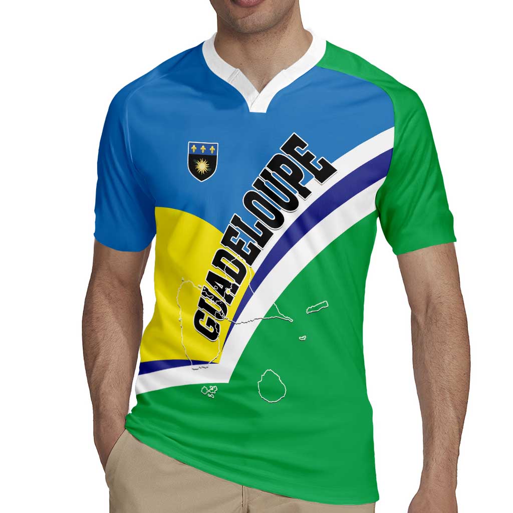 Personalised Guadeloupe Rugby Jersey Gwadloup Simple Style