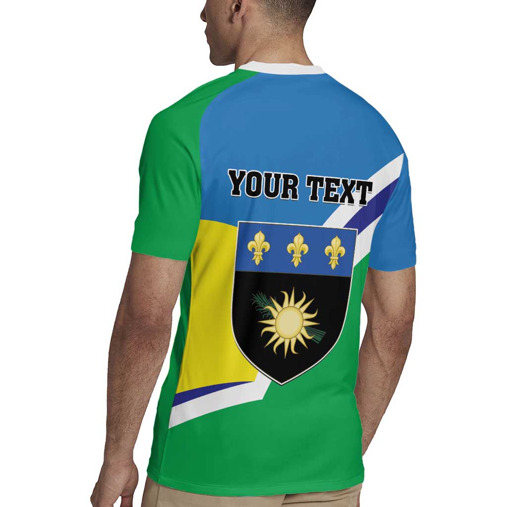 Personalised Guadeloupe Rugby Jersey Gwadloup Simple Style