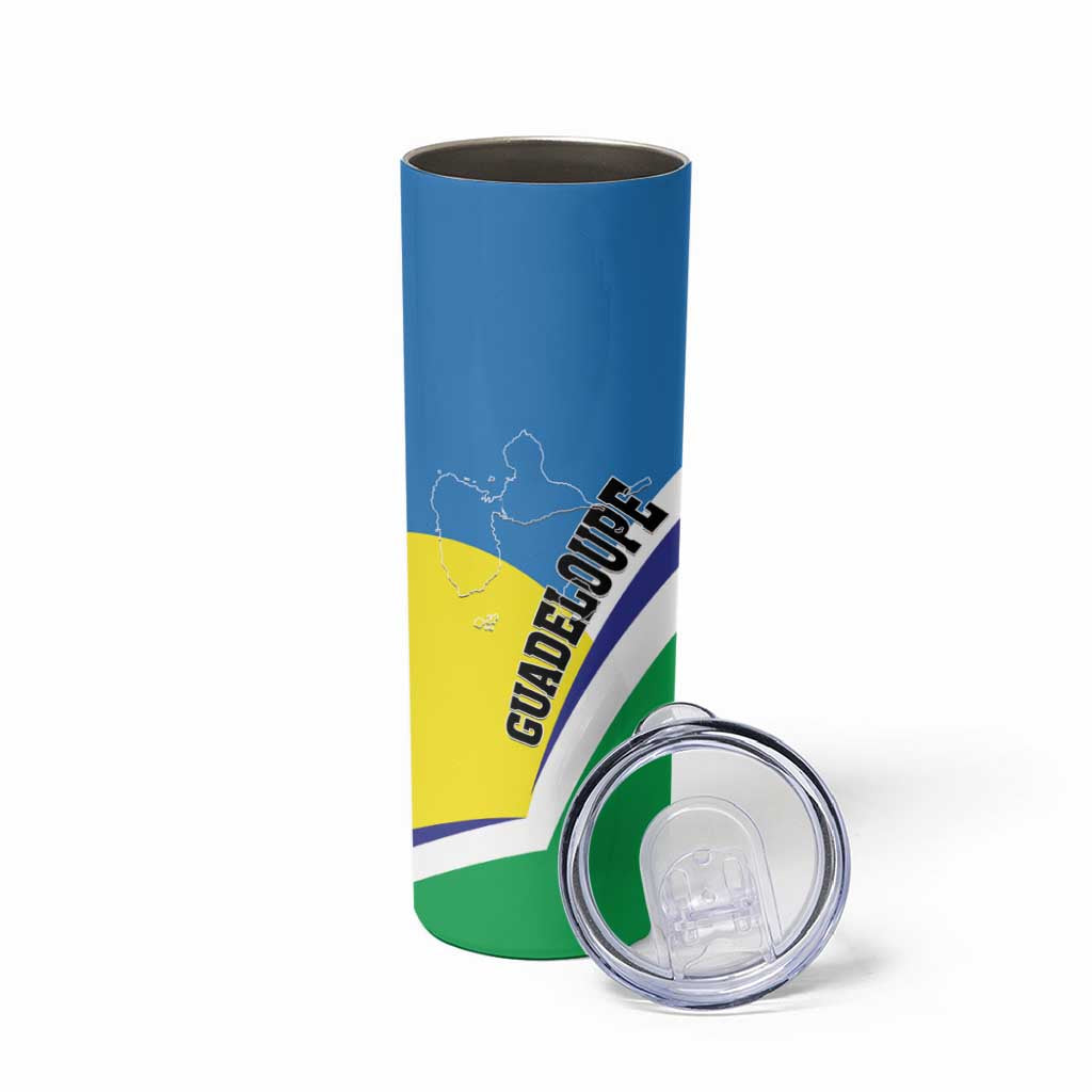 Personalised Guadeloupe Skinny Tumbler Gwadloup Simple Style