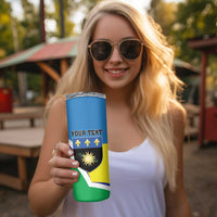 Personalised Guadeloupe Skinny Tumbler Gwadloup Simple Style