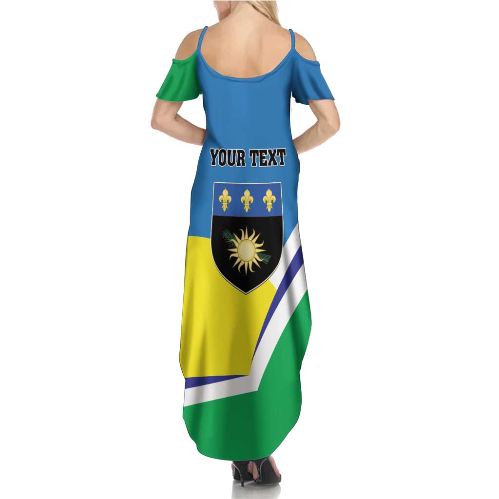 Personalised Guadeloupe Summer Maxi Dress Gwadloup Simple Style