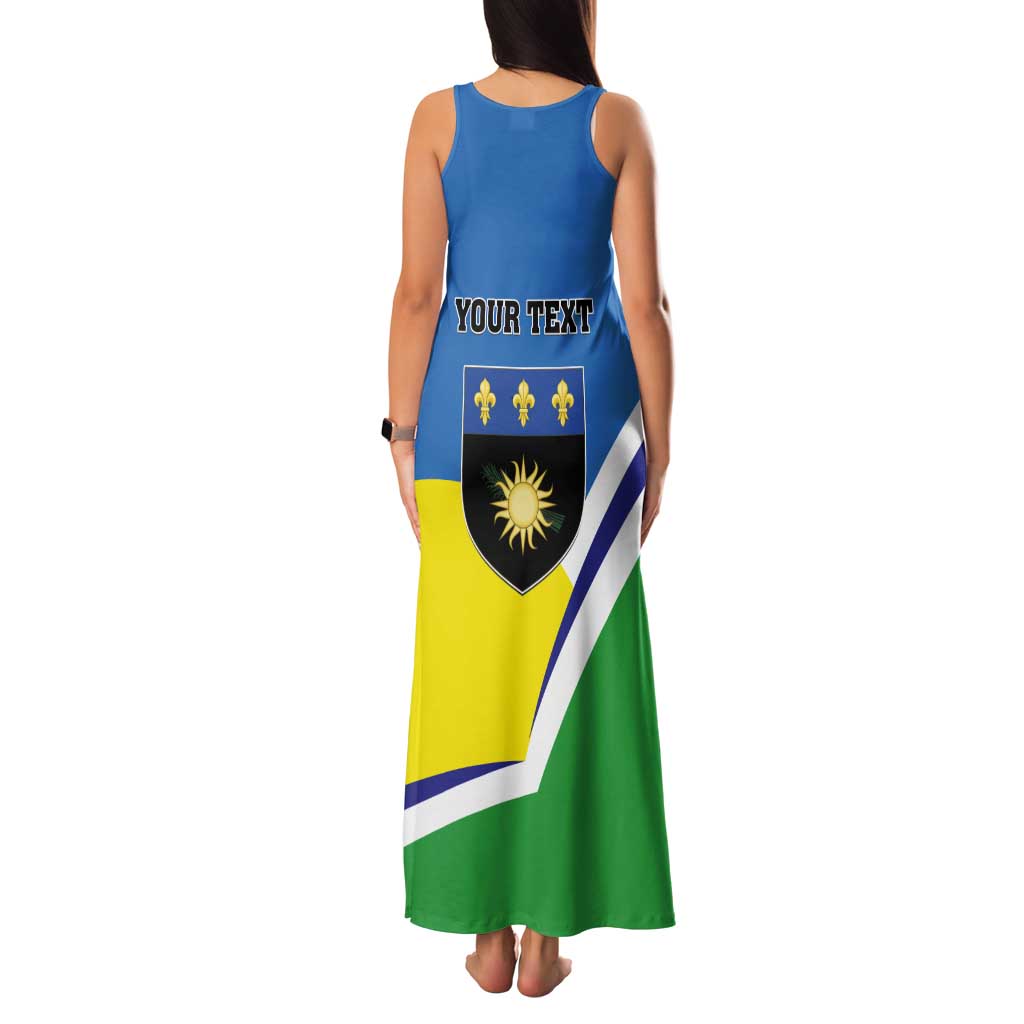 Personalised Guadeloupe Tank Maxi Dress Gwadloup Simple Style