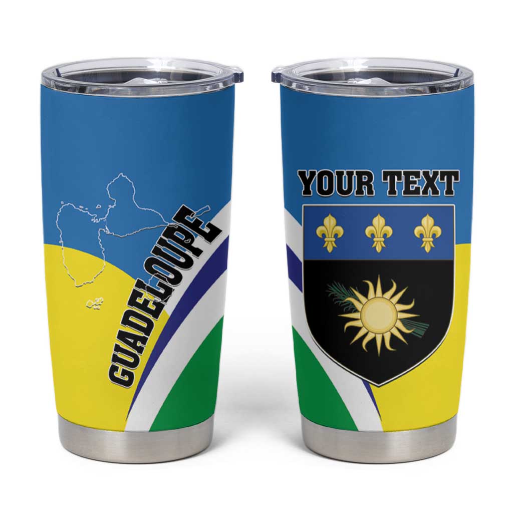 Personalised Guadeloupe Tumbler Cup Gwadloup Simple Style
