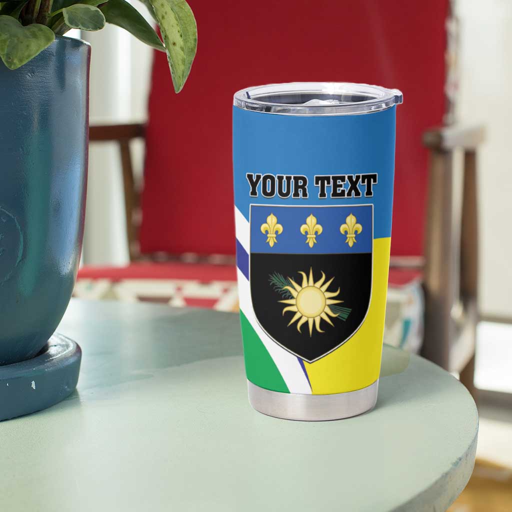 Personalised Guadeloupe Tumbler Cup Gwadloup Simple Style