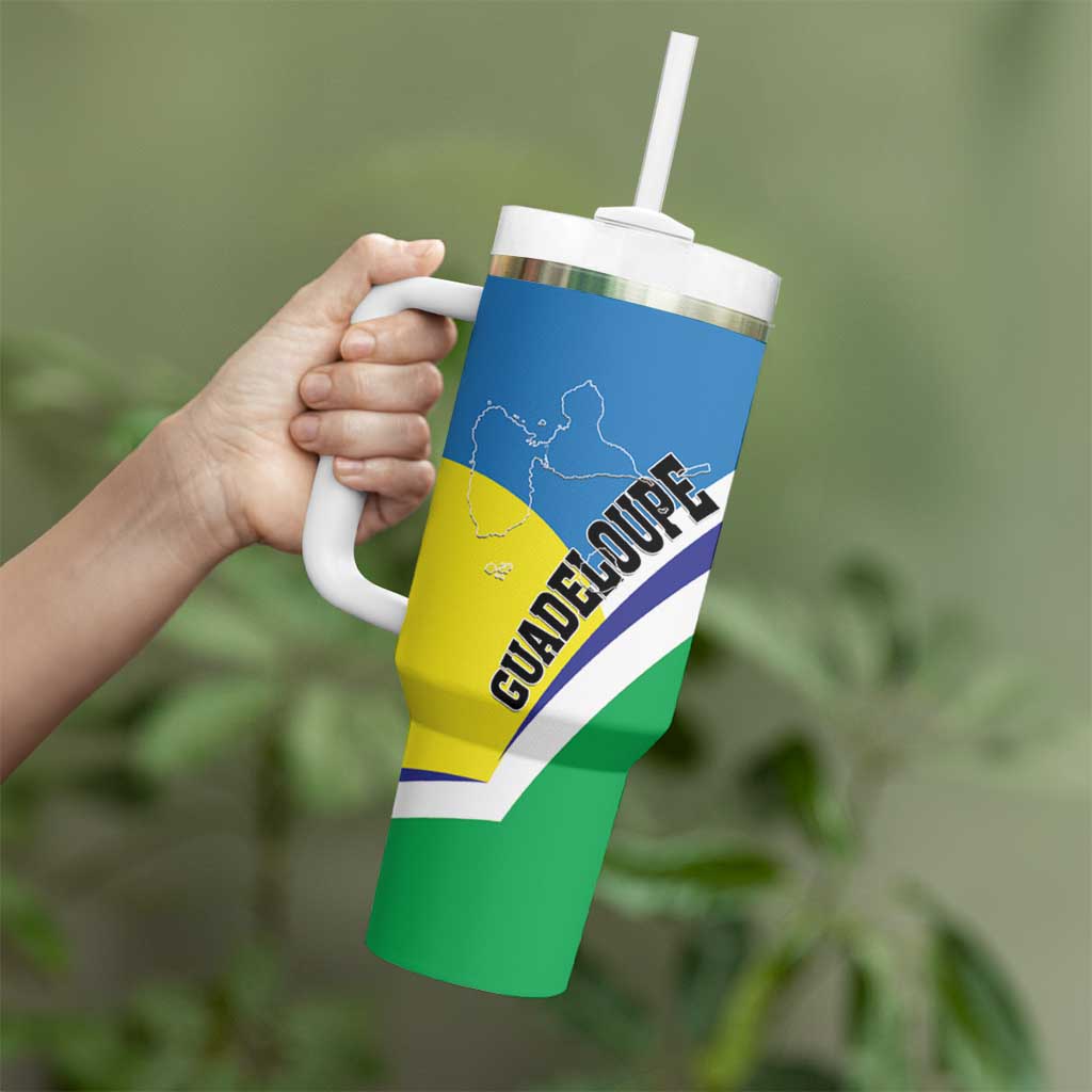 Personalised Guadeloupe Tumbler With Handle Gwadloup Simple Style