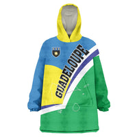 Personalised Guadeloupe Wearable Blanket Hoodie Gwadloup Simple Style