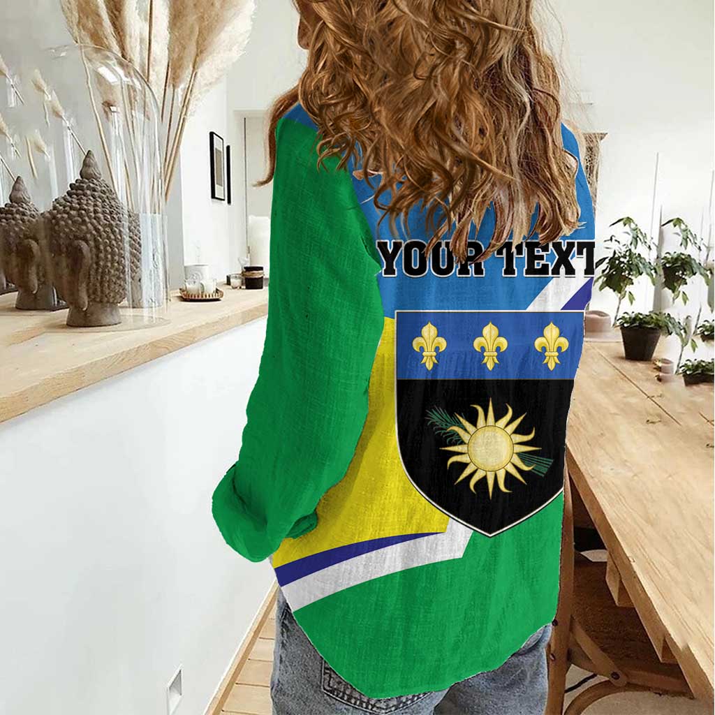 Personalised Guadeloupe Women Casual Shirt Gwadloup Simple Style