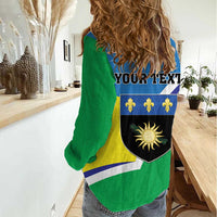 Personalised Guadeloupe Women Casual Shirt Gwadloup Simple Style