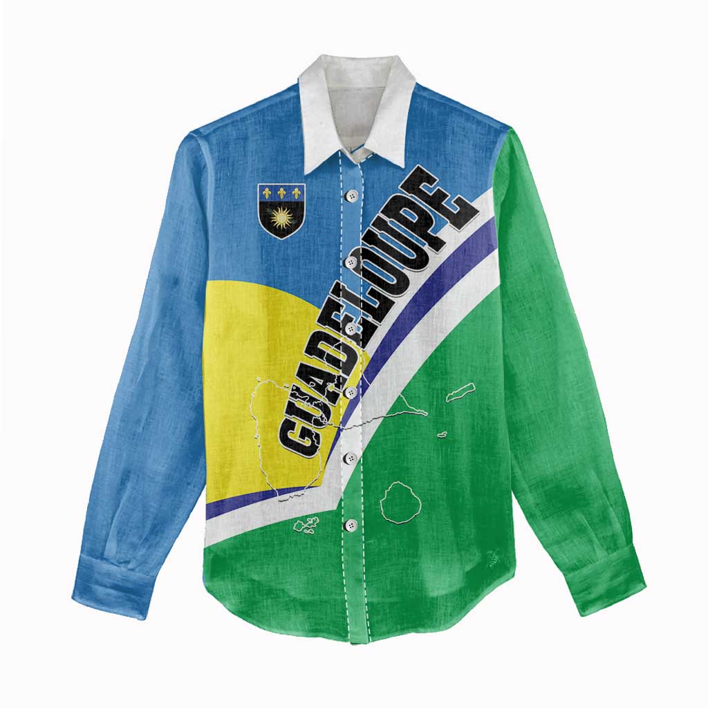 Personalised Guadeloupe Women Casual Shirt Gwadloup Simple Style