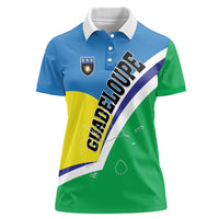 Personalised Guadeloupe Women Polo Shirt Gwadloup Simple Style