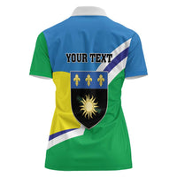Personalised Guadeloupe Women Polo Shirt Gwadloup Simple Style