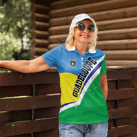 Personalised Guadeloupe Women Polo Shirt Gwadloup Simple Style