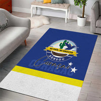 Curacao Area Rug Pais Korsou Coat of Arms