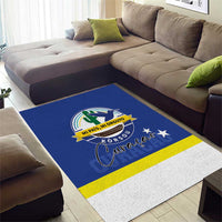 Curacao Area Rug Pais Korsou Coat of Arms