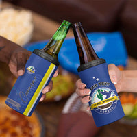 Personalised Curacao 4 in 1 Can Cooler Tumbler Pais Korsou Coat of Arms